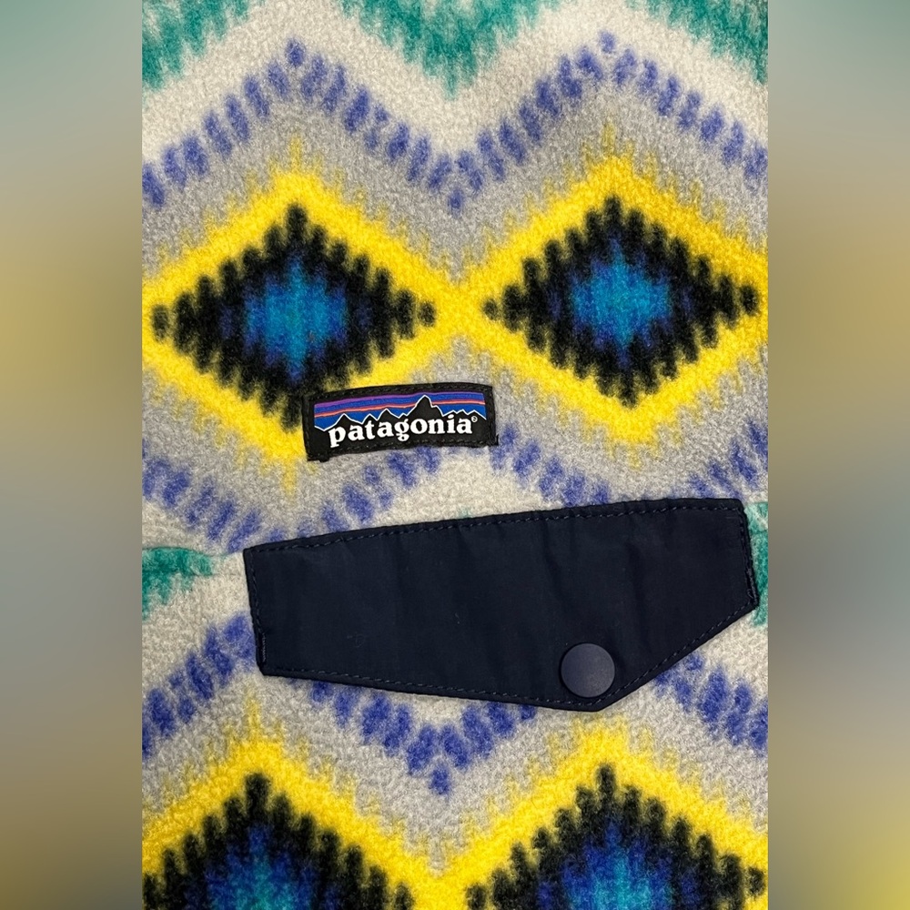 Patagonia Synchilla Snap-T Aztec Diamond “Timber Twist” Fleece—Small FA16 - Picture 3 of 7